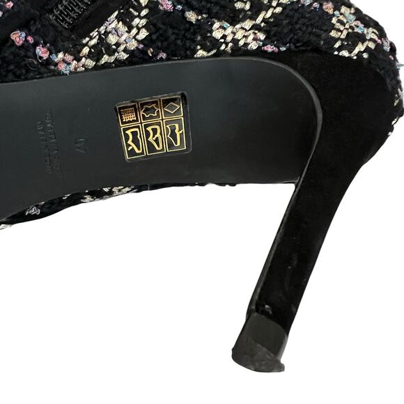 Anaki Suzanne Tweed Booties Size 40 EU - Picture 8 of 12